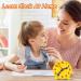 Camelize Learning Watch - 4-Inch Time Teaching Clock for Kids - Educational 12/24 Hour Game - Ideal for Early Learning & Development (Yellow) - Buy Online on GoSupps.com
