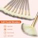 9-Piece Soft Facial Brushes Set for Mask Application - Champagne Color - Buy Online on GoSupps.com