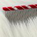 Dog Comb By Fearless Alpaca (Red) - Grooms Cats As Well - For Medium to Thick Coats - 8 Inch Length - Rounded Spine - Grooming Tool for Mats and Shedding - Buy Online on GoSupps.com