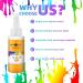 HTVRONT Tie Dye Kit - 18 Colors 80ML Pre-Filled Bottles for Clothing, T-Shirt, Fabric & Textile Craft - Non-Toxic Dye Kit for Kids and Adults - DIY Handmade Project (Just Add Water) - Buy Online on GoSupps.com