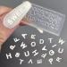 SENZZ Nail Charms Mold Nail Tools Carving Molds - Reusable Alphabet Resin Mold for Nail Decoration - Alphabet Nail Charms Mold - Buy Online on GoSupps.com