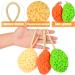Doryum Bath Sponge 3 Pcs Honeycomb Shower Sponges 3 Colors Soft Body Exfoliating Bath Sponge Drop-Shaped Foam Loofahs Sponges with Hanging Rope for Shower SPA Exfoliating Body Cleaning - Buy Online on GoSupps.com