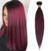Sego Brazilian Human Hair Bundles Real Hair Body Wave Weave Virgin Extensions 100% unprocessed Brazilian natural black/wine red 8 "bundle