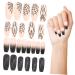 Healvian 1 Set Halloween Fake Nails DIY False Nail Tips Female Fake Nail Fake Nails French Nails for Women Coffin Fake Nails DIY Manicure Supply Nail Decor Halloween Nails Ghost Decor Abs