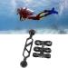 Roundsky Aluminum Scuba Diving Light Torch Ball Joint Arm with 2 Butterfly Mounts for Underwater Photography Camera - Buy Online on GoSupps.com