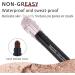 Stick fard paupi res Sticks d'applicateurs d'ombre paupi res double t te imperm ables fard paupi res maill perl de perle de longueur avec brosse pour filles femmes b tons d'om - Buy Online on GoSupps.com