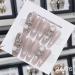 Nail Tips False Nails Tips Art Press on Nails Hand Made Fake Nails Painting Alloy Chain Decor Luxury Magic Mirror Power Design Punk Press On Nails(24776 XS)