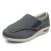 Unisex Diabetes Shoes with Adjustable Comfortable Walking Shoes Lightweight Comfy Non-Slip for Diabetic Edema Plantar Fasciiti Swollen Feet and Swollen Shoes 9.5 Dark Gray