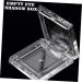 Outanaya 4pcs Transparent Square Mini Eyeshadow Box Empty Pans for Lip Balm Mini Lipstick Mini Plates Plastic - Buy Online on GoSupps.com