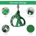 Shop Bella & Pal Dog Harness Set - Comfortable Air Mesh with Reflective Strip for Small & Medium Dogs - Anti-Train No Tensile Leash - XS Christmas Green - Buy Online on GoSupps.com