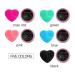 Vtrem Heart Shaped Makeup Brush Cleaner Pad & Sponge Dual Use Silicone Tool for Easy Brush Cleaning (Blue - Buy Online on GoSupps.com