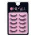 Onlyall Wispy 3D Mink False Eyelashes Natural Look - 5 Pairs | B03 (7MM-14MM) - Buy Online on GoSupps.com