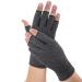 Fabater Half Finger Bike Gloves 1 Pair Elastic Uniform Pressure Compression Arthritis Gloves Anti Slip for Daily Health Care for Mountaineering for Men (M)