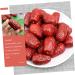 HOMSFOU 30Pcs Simulated jujube Artificial red dates Home decoration plastic playes food decor fake jujube fake dried jujube realistic dried jujube simulation fruit Chestnut decorate milk - Buy Online on GoSupps.com