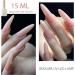 Jelly Gel Nail Polish Set Milky White and Nude UV Gel Nail Polish 15ML Each Translucent Nude Builder Gel For Nails Jelly Gel Polish Varnish Kit for French Manicure DIY(Nude & Milky White) - Buy Online on GoSupps.com