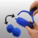 Ultimate Blue Bone Massage Roller with Handle - Interchangeable Fascia Balls for Pain Relief in Arms Legs Back & Shoulders - Buy Online on GoSupps.com