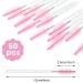 50 Disposable Pink Lash Brushes & Eyebrow Spoolers - Crystal Mascara Wands for Beauty Salon & Home Use - Buy Online on GoSupps.com