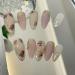 Handmade Press On Nails Almond Pink Matte (Small)