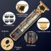 CandyFouse Professional Beard Trimmer for Men - Cordless Rechargeable with LCD Display - Zero Gapped Cutting - Bronze - Buy Online on GoSupps.com