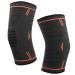 Knee Compression Sleeve & Sport Knee Brace All-Around Protection for Men | Outdoor Activity Orange - Buy Online on GoSupps.com