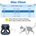 Escape Proof Cat Harness & Lead - Adjustable Reflective Kitten Vest for Outdoor Walking - Comfortable & Easy to Control - Blue XS - Buy Online on GoSupps.com
