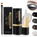 Rationalu Gel Eyeliner Rational Gel Eyeliner Natural Black Eyeliner Cream Waterproof Smudge Proof Ayky Long Wear Gel Eyeliner Matte Smokey Eye Liners Eyeshadow Stick for Party Looks (#01)