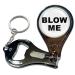 BadgeBeast.co.uk Blow Me - Key Ring Bottle Opener and Nail Clipper