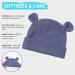 XIAOHAWANG Newborn Hospital Hat with Bear Ears - Cotton Infant Baby Beanie for Boys and Girls 0-6 Months (Color-A) - Buy Online on GoSupps.com