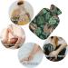 Naanle Palm Leaves Sloth Hot Water Bottle 1L - Transparent Warm Head Hand & Feet Warmer for Pain Relief & Therapy - Buy Online on GoSupps.com