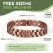 Men's Double Row Copper Magnetic Bracelet with Removal Tool | Powerful Strength Magnets | Gift Box Included - Buy Online on GoSupps.com