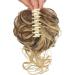 Claw Messy Bun Hairpiece Clip | Wavy Curly Chignon Updo | Synthetic Ponytail for Women & Girls - Buy Online on GoSupps.com