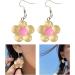 Shop Feyley Earrings | Colorful Resin Flower Dangle Earrings for Parties - Violet Charm Jewelry - Buy Online on GoSupps.com