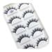 UAMOU 10/50 Boxes 37 Style 5 Pairs Natural 3D False Eyelashes Makeup Fake Eye Lashes Faux Cils Make Up Beauty Maquillaje Cheerfully (Color : 5Pairs S03 Size : 25 Boxes 125 Pairs)