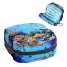 GIAPB Period Bag Sanitary Napkin Storage Bag Period Pouch Travel Makeup Bag Underwater Landscape Fish Color3541