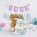 Milaboo Blue Diaper Cake with Cozy Teddy Bear | High-Quality Newborn Gift | Unique Personal Baby Gift for Birth | Organic Hipp Products - Buy Online on GoSupps.com