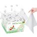 Fancyou Disposable Face Towel 500 Thicken Makeup Removing Wipes Sensitive Skin Compressed Facial Tissue Flushable Wipes Daily Hand Towel 100% Plant Fiber Face Wipes Wash Cloth Travel Towel