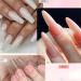 Poly Gel Nail Kit 3 Colors Clear White Pink Builder Nail Gel Set Nail Extension Gel kit 15ML Gel With Slip Solution All-in-one Nail Strengthen Gel Nail Art Kit DIY for Beginners Gifts Set for Women - Buy Online on GoSupps.com