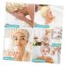 FOMIYES Double Layer Satin Shower Cap Set for Women - Elastic Band Bath Caps for Thicken Bathing - Head Covers for Women - Buy Online on GoSupps.com