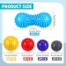 10-Piece Spiky Massage Balls Set for Foot & Body Hedgehog Self-Massage Fascia Balls for Pain Relief - Buy Online on GoSupps.com