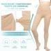 20-30 mmHg Compression Pantyhose for Women | Footless Medical Support Stockings for Varicose Veins & Swelling - X-Large Beige - Buy Online on GoSupps.com