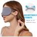 Buy Adjustable Grey Sleep Mask for Men & Women | Soft Double-Sided Eye Mask for Sound Sleep | Blackout Blindfold - Buy Online on GoSupps.com