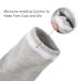 Wookite Moisturizing Heel Socks Gel - Open Toe Spa Foot Care for Dry Cracked Heels - 4 Pairs for Men & Women - Gray - Buy Online on GoSupps.com