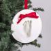 Tiny Ideas Baby Handprint/Footprint Christmas Ornament Kit - Easy No-Bake Keepsake for New Parents | Creative Holiday Gift - Buy Online on GoSupps.com