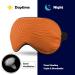 Buy Orange Salmon Sleeping Mask - Light-Blocking Eye Cover for Comfortable Sleep | Adjustable Strap Blindfold for Men Women & Kids - Buy Online on GoSupps.com