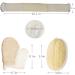 ATTEASAY Exfoliating Loofah Back Scrubber - 5 Pack | Eco-Friendly Biodegradable Body Scrubber Set for Women and Men - Buy Online on GoSupps.com