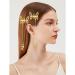Elegant Tassel Butterfly Hairpin Set - 8 Pcs Antique Metal Barrettes for Women and Girls - Gold & Silver Butterfly Clips - Fashionable Hair Accessories - Buy Online on GoSupps.com