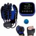 Rehabilitation Robot Gloves Hand Stroke Hemiplegia Recovery Equipment with USB Chargeable and Strength Adjustment (Large Left Hand) Large Left Hand