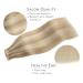 Buy If-of-Hearted Tape Extensions - 40PCs 80g 30cm Real Hair Dirty Blonde Highlights - Invisible Tape In Extensions - Buy Online on GoSupps.com