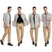 Anteef Men's Safari Shirt with UPF 50+ UV Protection, Long Sleeve, Quick Dry - X-Large, Light Grey - Buy Online on GoSupps.com