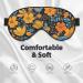 Sleep Mask Eye Covers for Men & Women - Reusable Soft Blackout Masks for Better Sleep Travel & Camping - Hippie Pattern Gifts - Buy Online on GoSupps.com